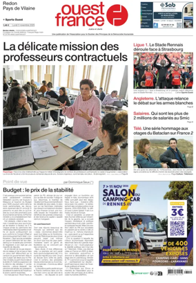 Cover of Ouest France (Redon / Pays de Vilaine)