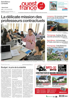 Cover of Ouest France (Saint-Brieuc)