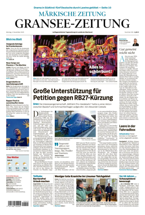Cover of Gransee-Zeitung
