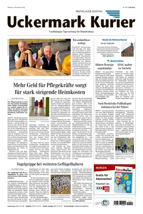 Cover of Prenzlauer Zeitung