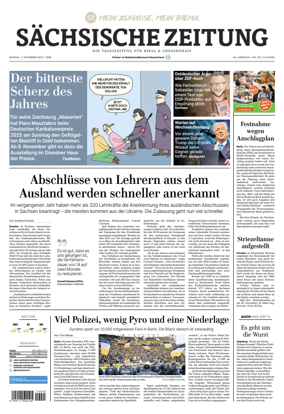Cover of Sächsische Zeitung (Riesa)