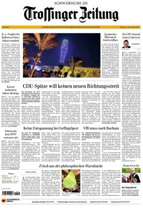 Cover of Trossinger Zeitung