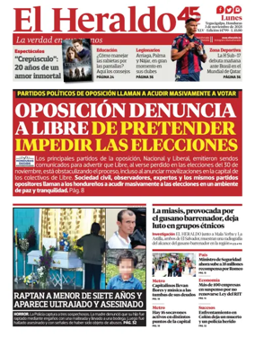 Cover of Diario El Heraldo