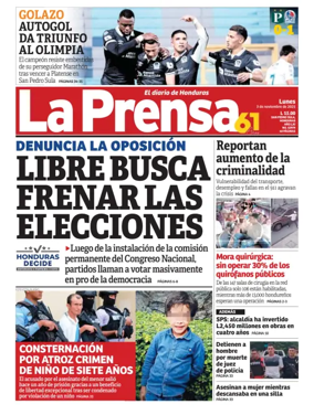 Cover of Diario La Prensa