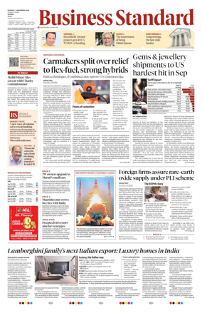Cover of Business Standard