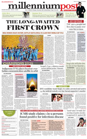 Cover of Millennium Post (Kolkata)