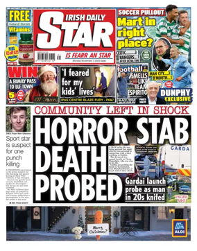 Cover of Irish Daily Star