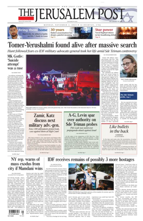 Cover of Jerusalem Post