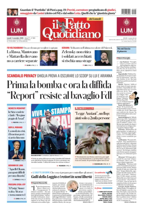 Cover of Il Fatto Quotidiano