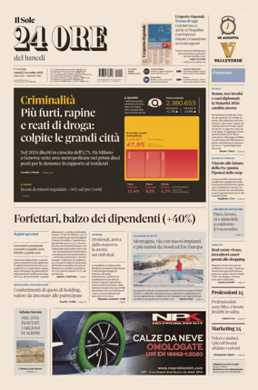Cover of Il Sole 24 Ore