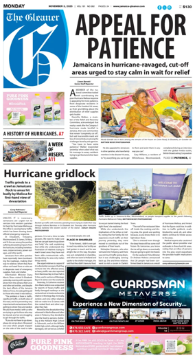Cover of Jamaica Gleaner