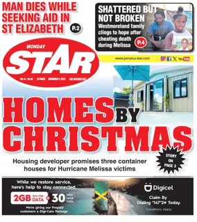 Cover of The Star (Jamaica)