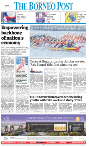 Cover of The Borneo Post