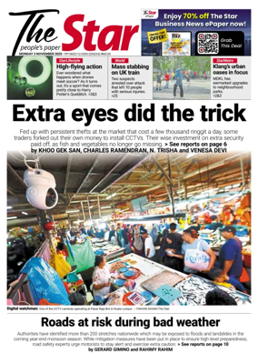 Cover of The Star Malaysia