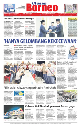 Cover of Utusan Borneo (Sabah)