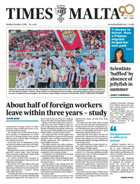 Cover of Times of Malta