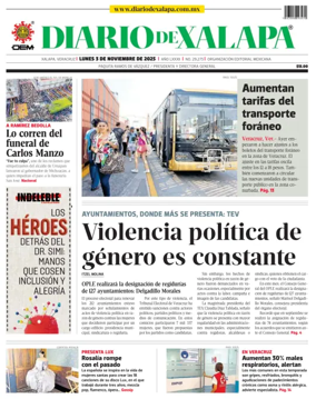 Cover of Diario de Xalapa