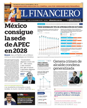 Cover of El Financiero