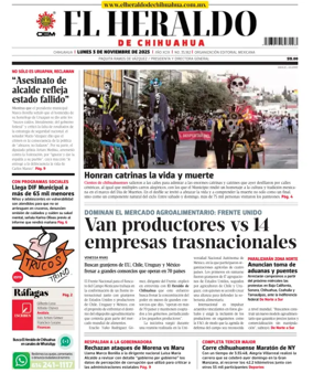 Cover of El Heraldo de Chihuahua