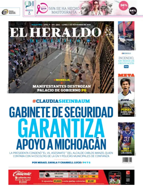 Cover of El Heraldo de Mexico
