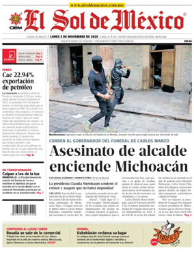 Cover of El Sol de Mexico