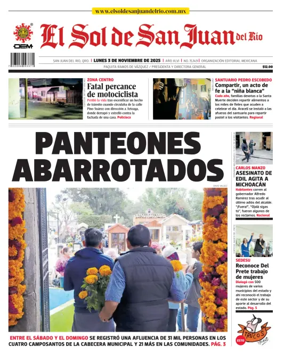 Cover of El Sol de San Juan del Río