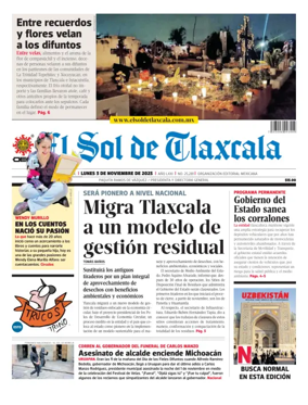 Cover of El Sol de Tlaxcala