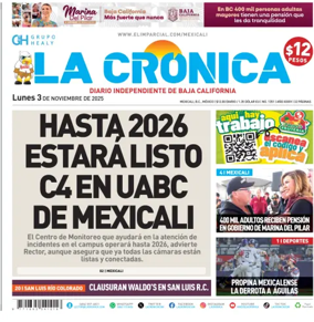 Cover of La Crónica