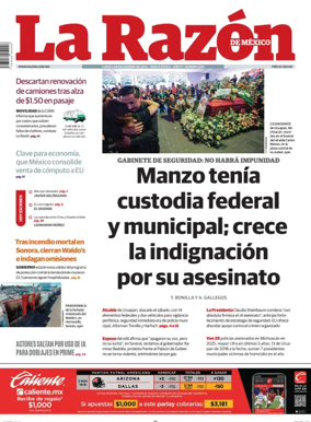 Cover of La Razón de México