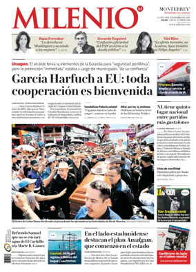 Cover of Milenio Monterrey