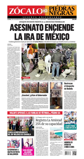 Cover of Zócalo Piedras Negras