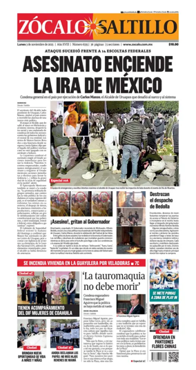 Cover of Zócalo Saltillo