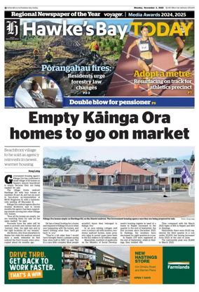 Cover of Hawke's Bay Today