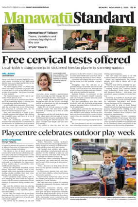 Cover of Manawatu Standard