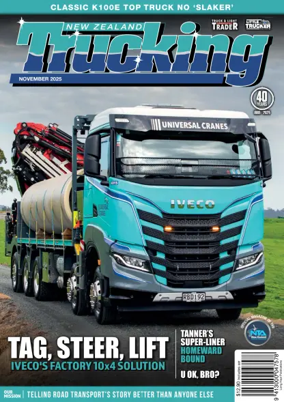 Cover of NZ Trucking Magazine