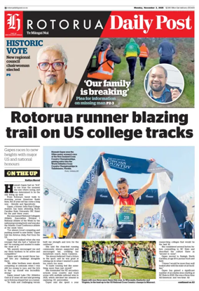 Cover of Rotorua Daily Post