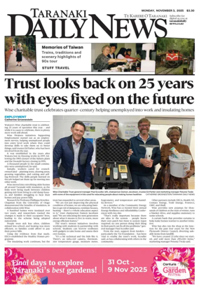 Cover of Taranaki Daily News