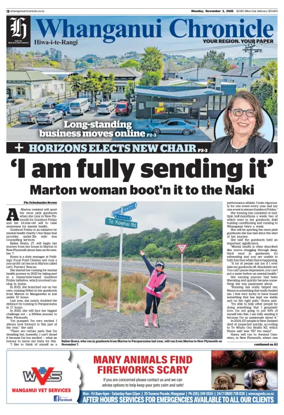 Cover of Wanganui Chronicle