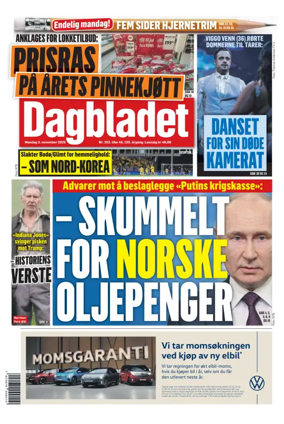 Cover of Dagbladet