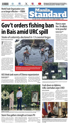 Cover of Manila Standard