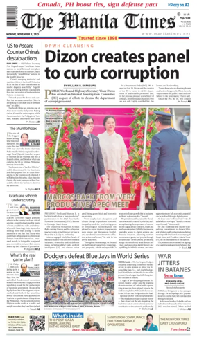 Cover of Manila Times