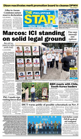 Cover of The Philippine Star