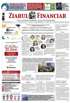 Cover of Ziarul Financiar
