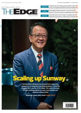 Cover of The Edge Singapore
