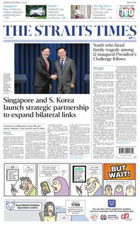 Cover of The Straits Times