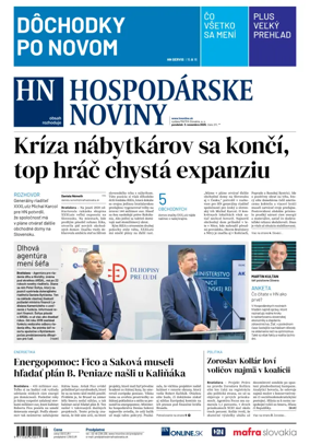 Cover of Hospodárske noviny