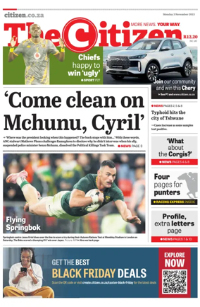 Cover of The Citizen (KZN)