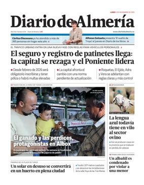 Cover of Diario de Almeria