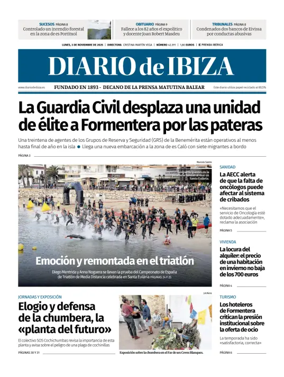 Cover of Diario de Ibiza