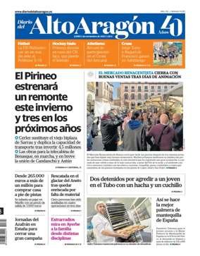 Cover of Diario del Alto Aragón